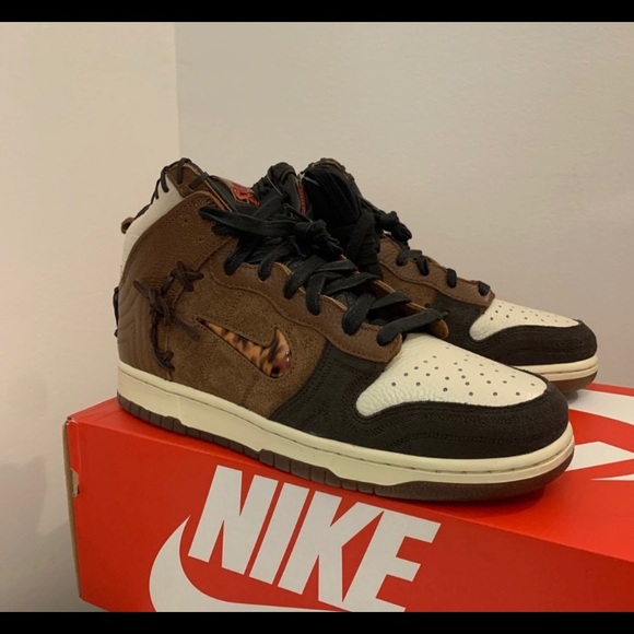 Nike Dunk High x Bodega Fauna Brown - Picture 6 of 7